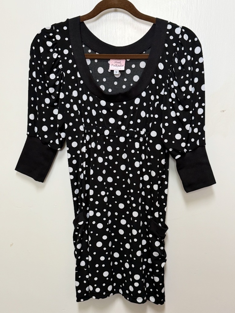 Y2K Polka Dot Tunic